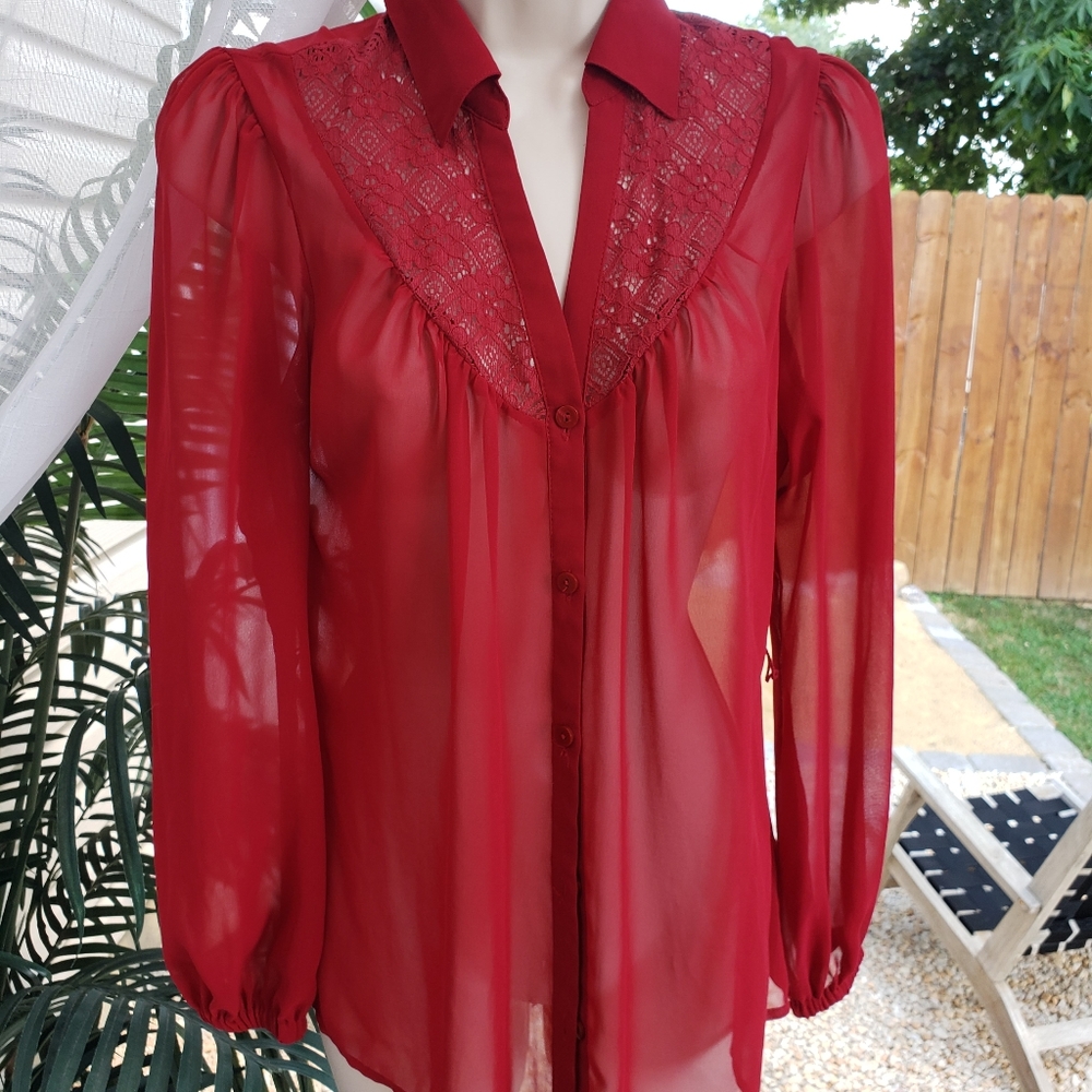Sheer shirt